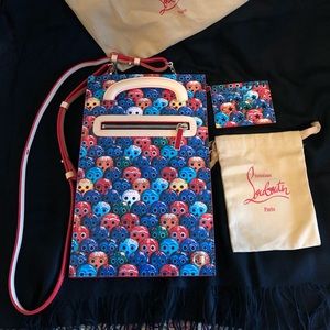 Louboutin Portfolio Bag and slim card.